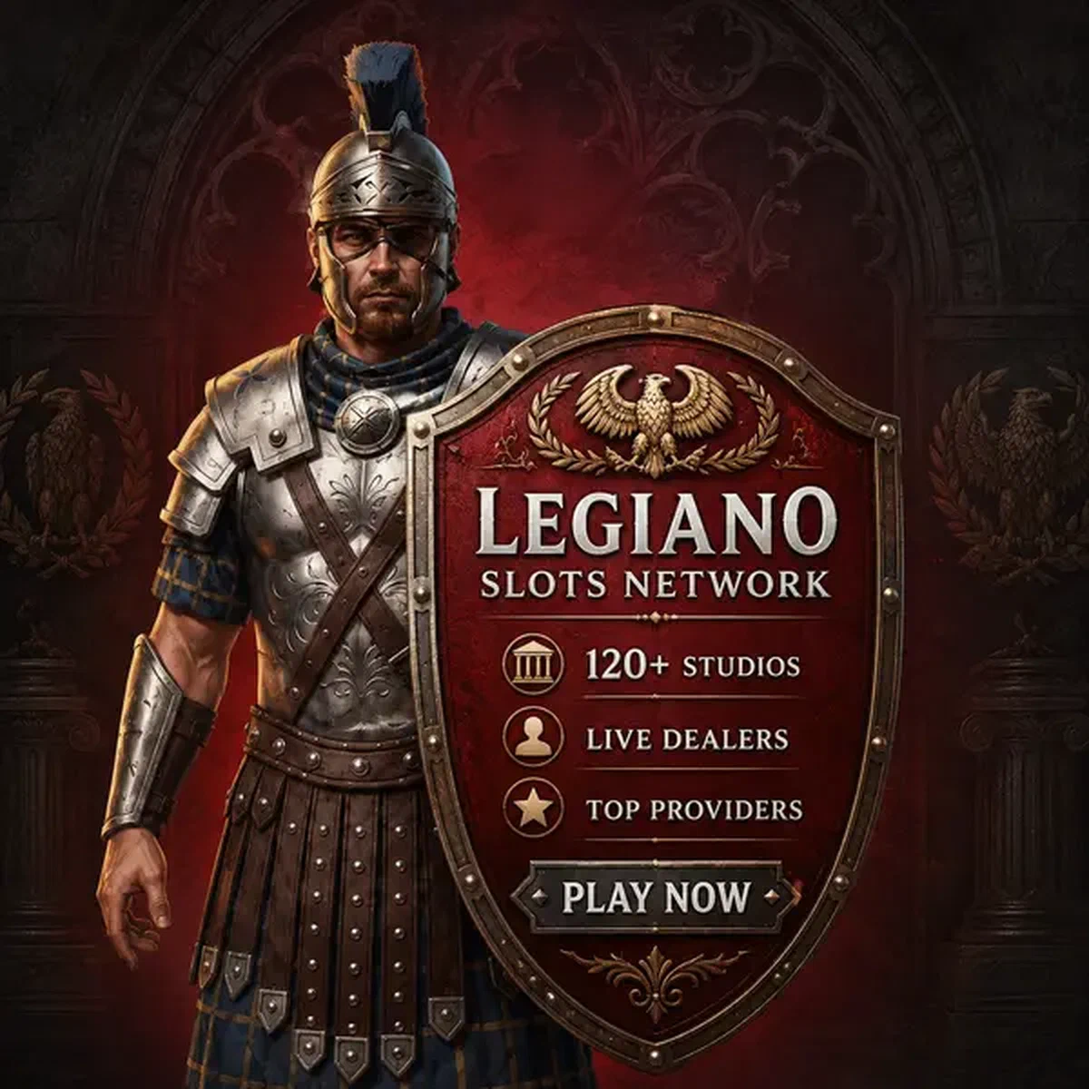 Legiano Casino Spielautomaten-Netzwerk mit 120+ Studios und Live-Dealern bereit zum Spielen