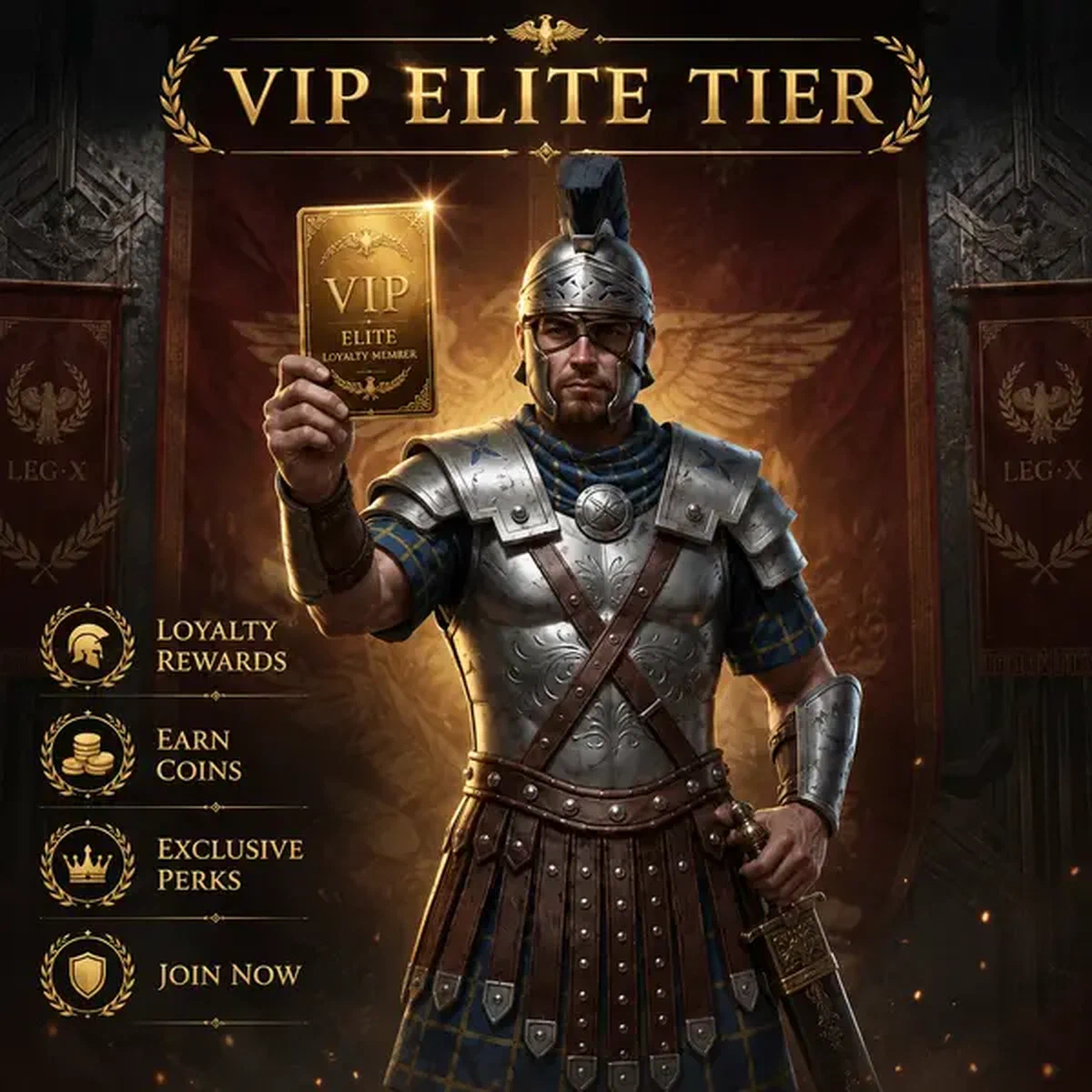 Legiano VIP-Treueprogramm mit exklusiven goldenen Kartenvorteilen